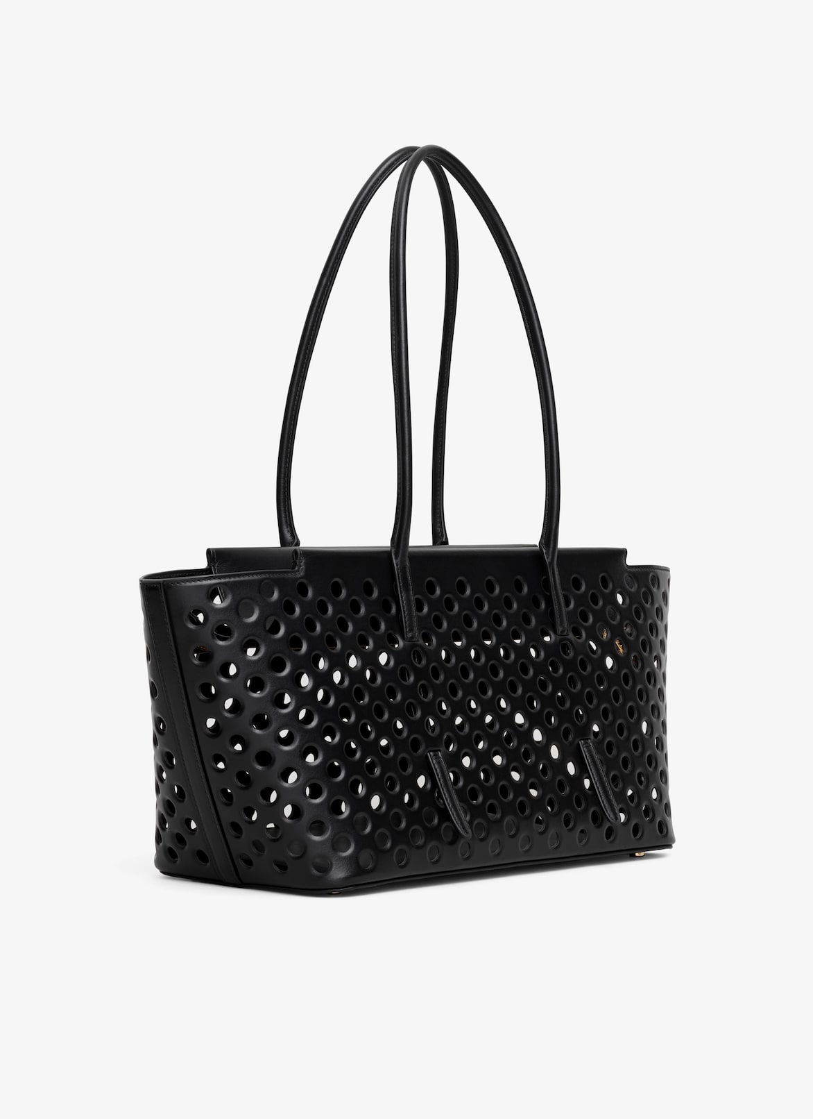 NEO MINA 32 BAG IN PERFORATED CALFSKIN ALAÏA BLACK NEO MINA 32 BAG IN PERFORATED CALFSKIN